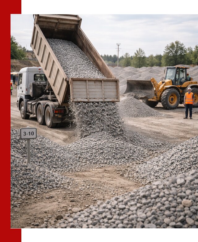 Гранитный щебень фракции 3–10: доставка и продажа в Вологде