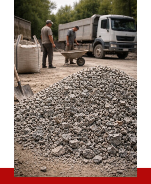 Гранитный щебень фракция 20-40 в Вологде от 3287 руб. ПРОНЕРУДВгд