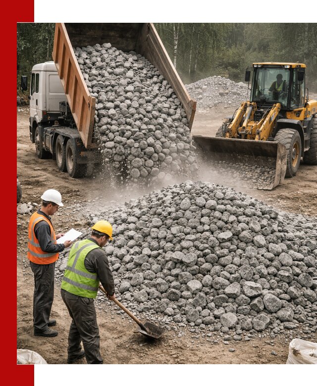 Гранитный щебень фракция 70-150 доставка в Вологде