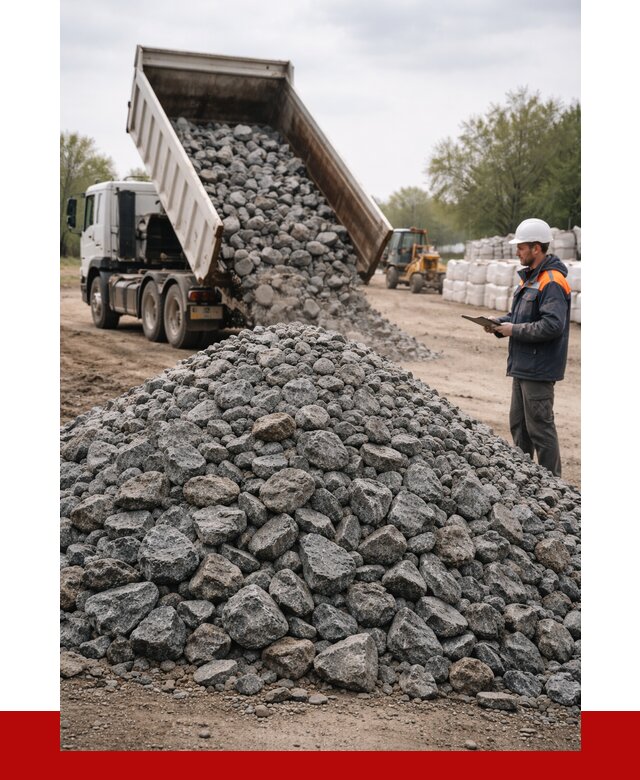 Гранитный щебень фракция 100-200 в Вологде от 4314 р. ПРОНЕРУДВгд