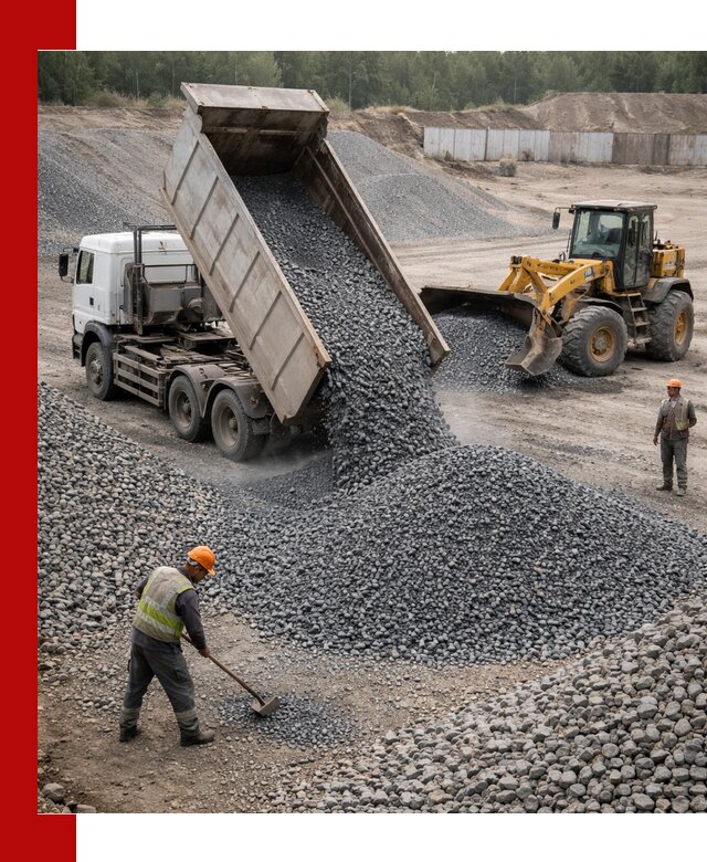 Щебень габбро-диабаз фр. 5-20 с доставкой в Вологде