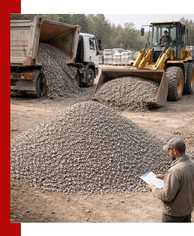 Гравийный щебень фракция 5–10 с доставкой в Вологде