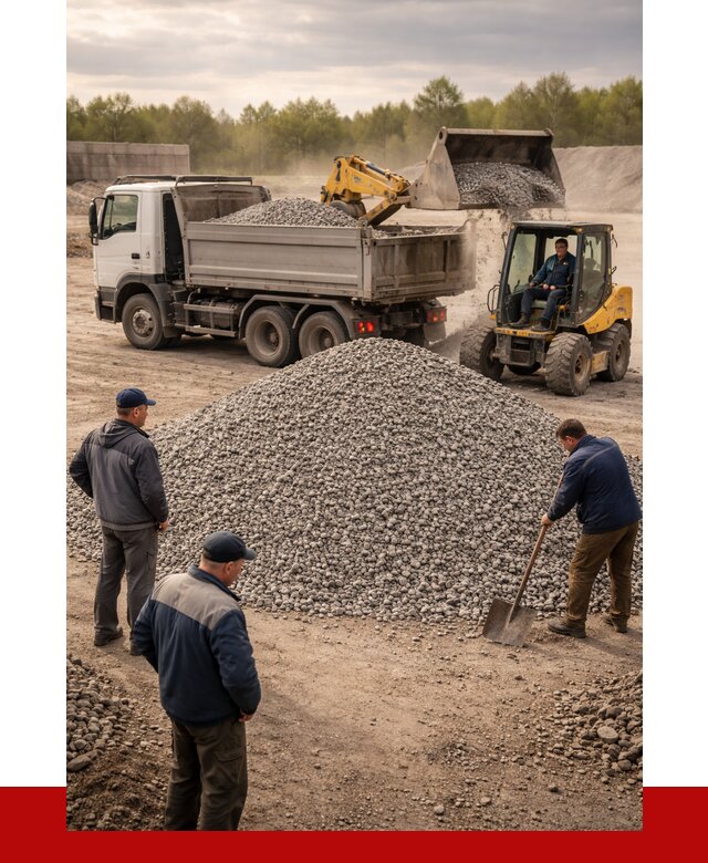 Гравийный щебень фракция 5-20 в Вологде от 2465 р. ПРОНЕРУДВгд