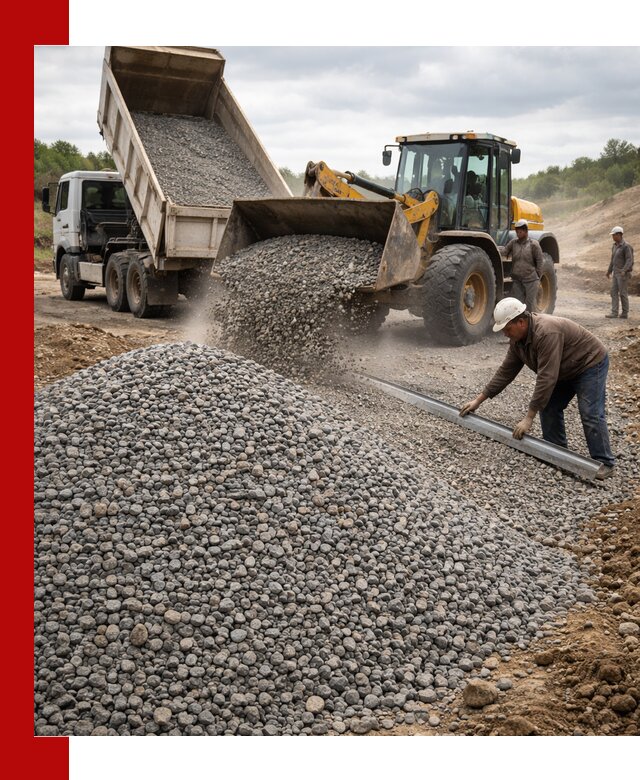 Гравийный щебень фракция 5-20 с доставкой в Вологде