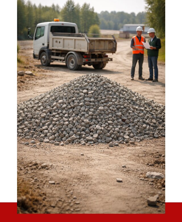 Гравийный щебень фракция 20-40 в Вологде от 1233 р. | ПРОНЕРУДВгд
