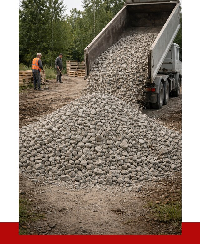гравийный щебень фракция 70-120 в Вологде от 2517 р. ПРОНЕРУДВгд