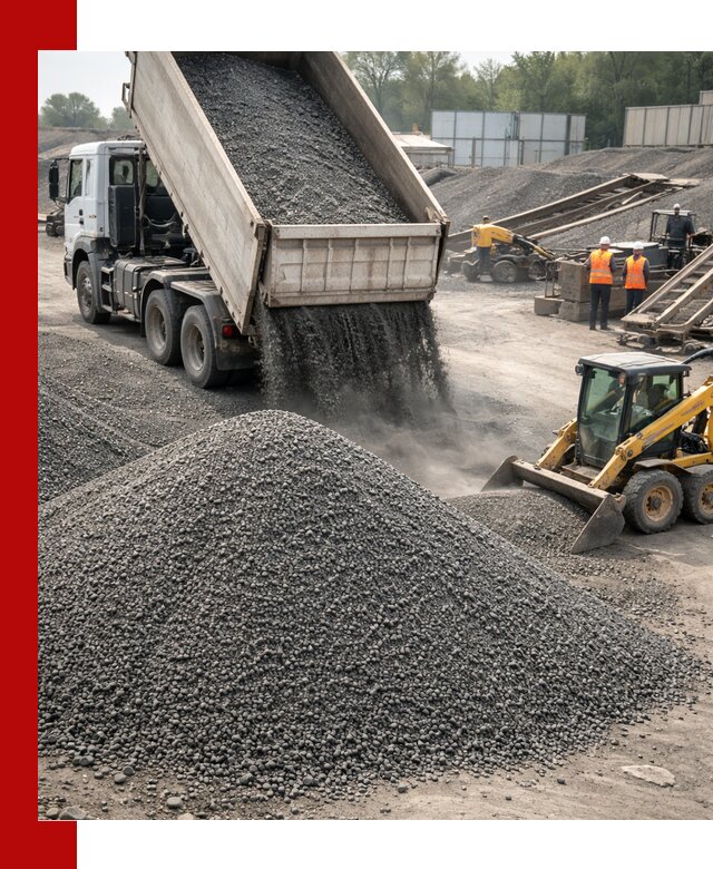 Вторичный щебень фракция 0–5 с доставкой в Вологде