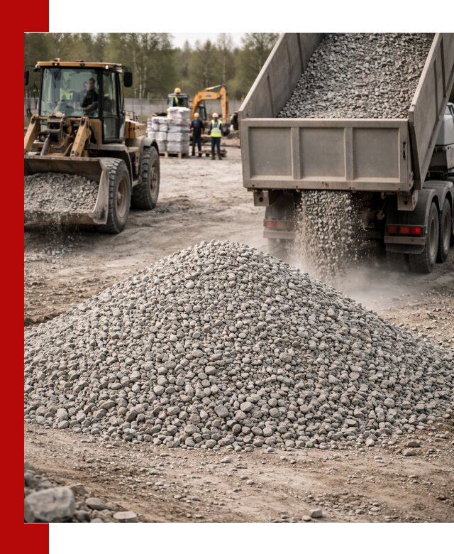 Вторичный щебень фракции 5-20 в Вологде — доставка и продажа крупнотоннажно