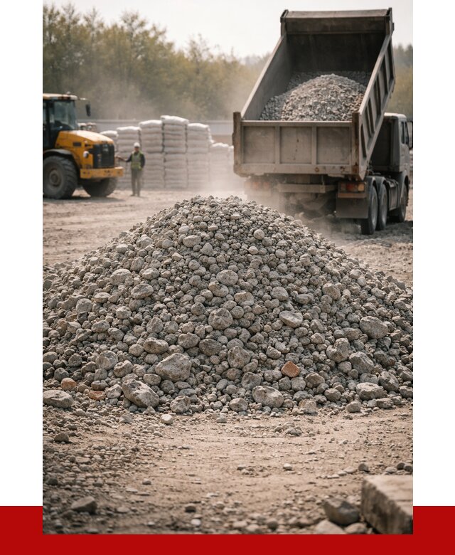 Вторичный щебень фракция 70-150 в Вологде от 1438 р. | ПРОНЕРУДВгд