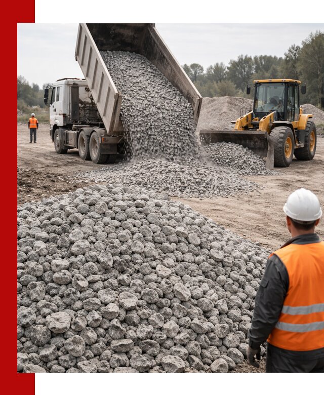 Доставка бетонного щебня фракции 20-40 в Вологде