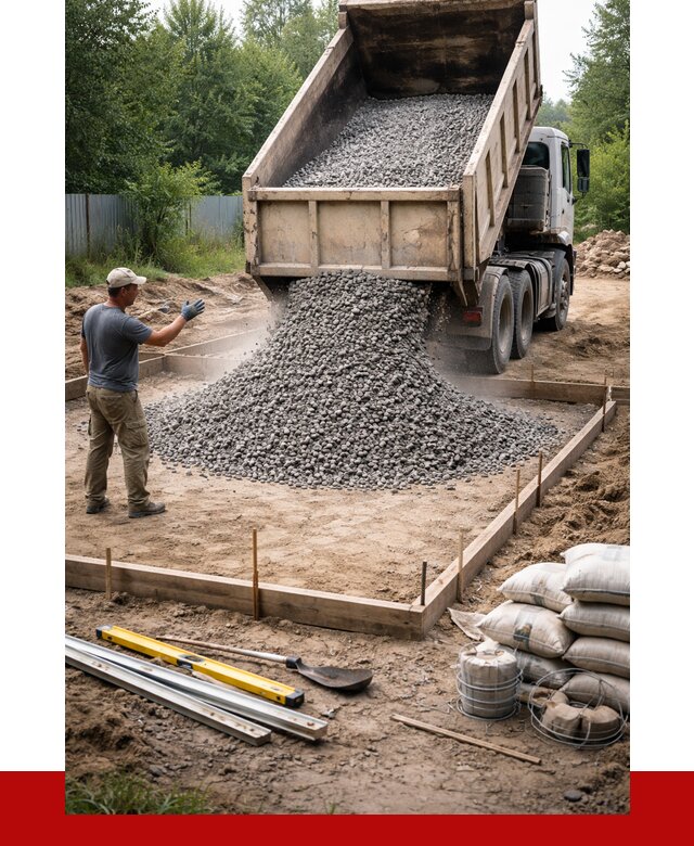 Купить щебень для фундамента в Вологде от 4622 р. | ПРОНЕРУДВгд