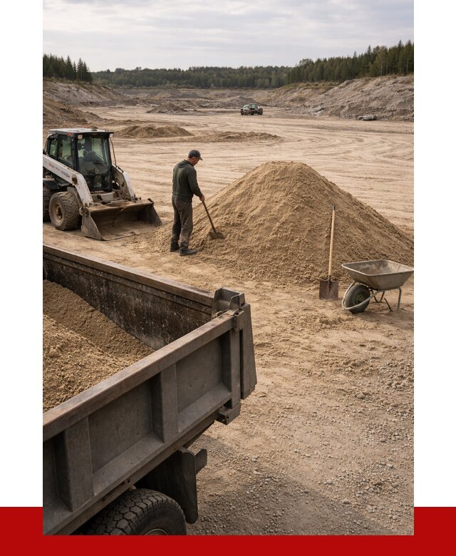 Карьерный песок среднезернистый в Вологде, от 2260 р. ПРОНЕРУДВгд