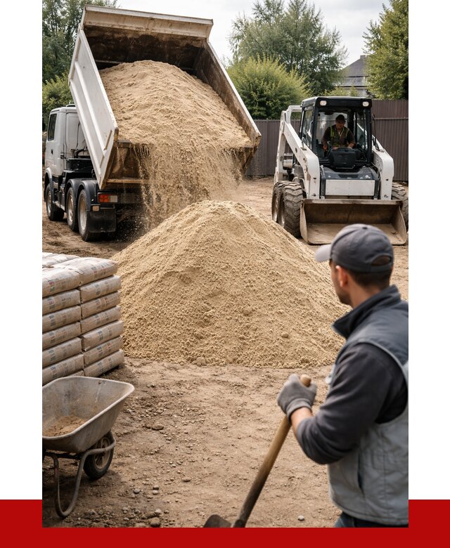 Мытый речной песок с доставкой в Вологде от 1489 р. | ПРОНЕРУДВгд