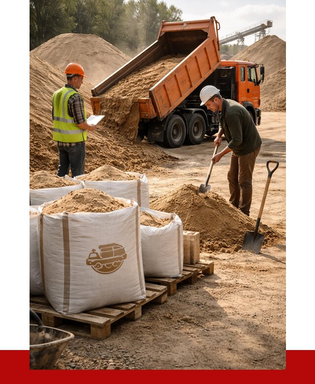 Строительный песок в Вологде от 2260 р. с доставкой, ПРОНЕРУДВгд