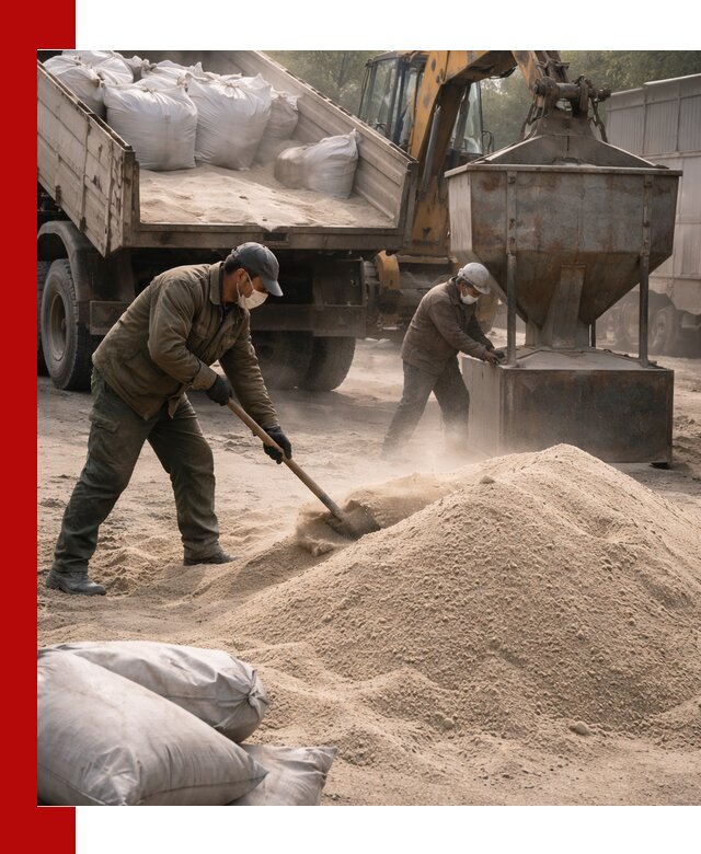 Кварцевый песок для пескоструя в Вологде — доставка и качество