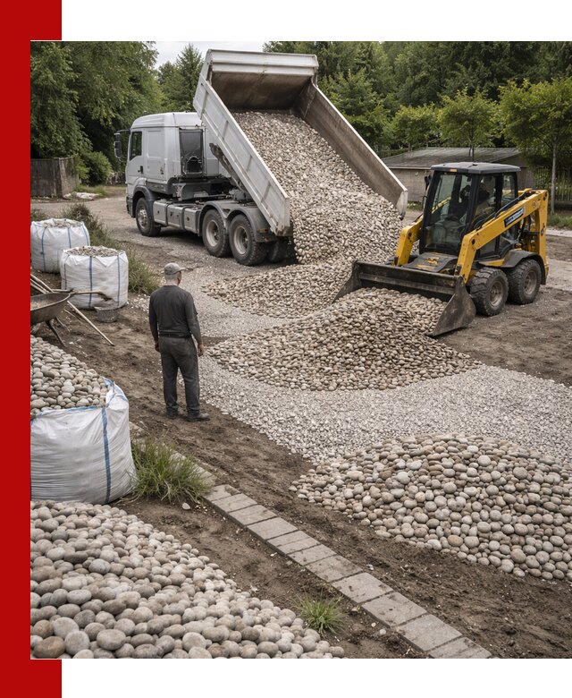 Доставка морской гальки оптом и в розницу в Вологде