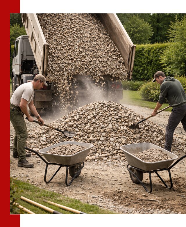 Доставка и продажа декоративной гальки в Вологде