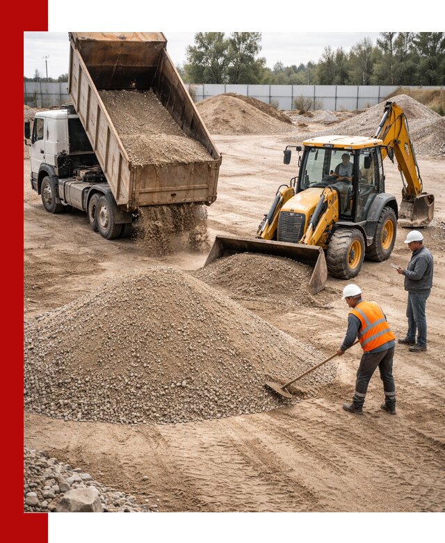 Поставка и доставка ПГС С4 в мешках и самосвалах в Вологде