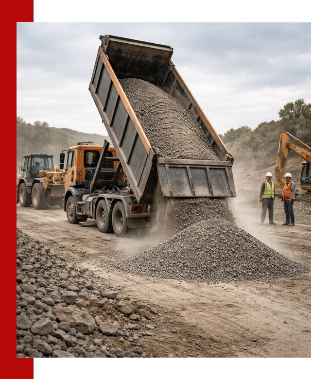 Щебёночно-песчаная смесь ЩПС С1 с доставкой в Вологде