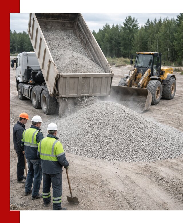 Известняковый отсев 0-5 доставка в Вологде быстро и выгодно
