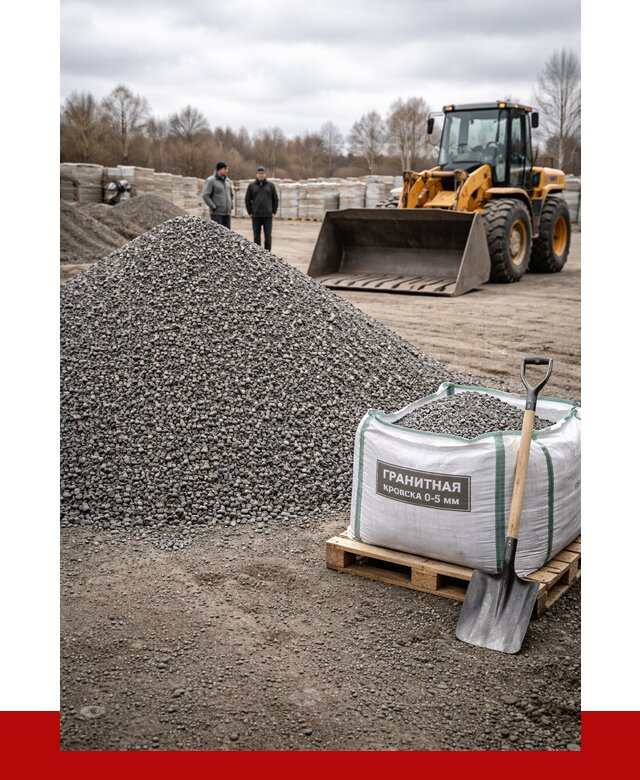 Купить гранитную крошку в Вологде от 4931 р. с доставкой | ПРОНЕРУДВгд