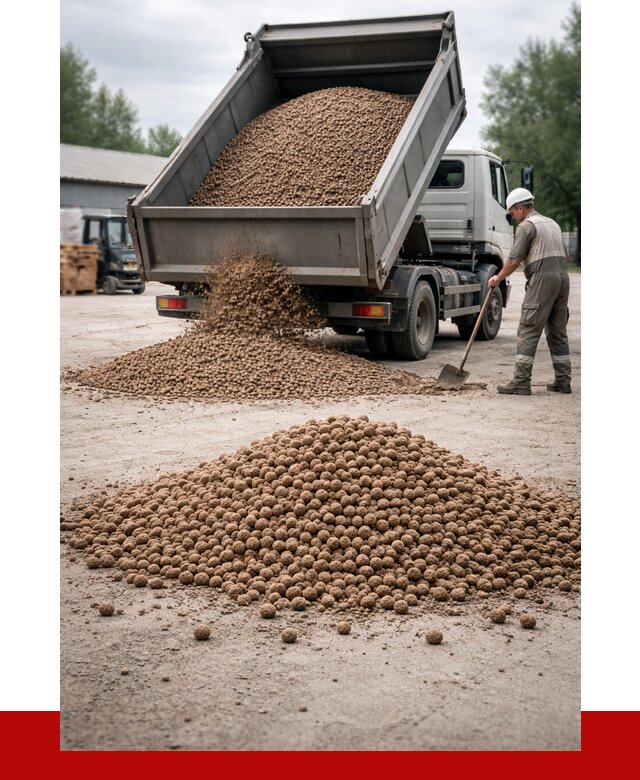 Керамзит с доставкой в Вологде от 4314 р. за м3 | ПРОНЕРУДВгд
