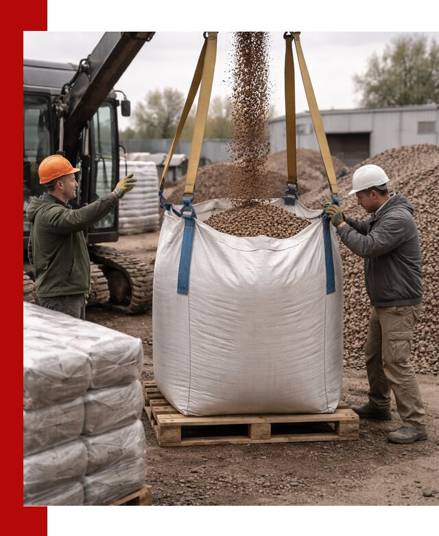 Керамзит в биг-бегах с доставкой в Вологде