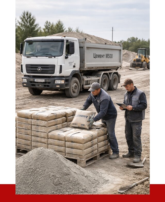 Купить цемент м500 с доставкой в Вологде от 5341 р. | ПРОНЕРУДВгд