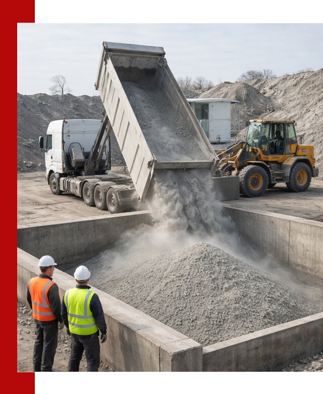 Доставка цемента навалом в Вологде крупными партиями