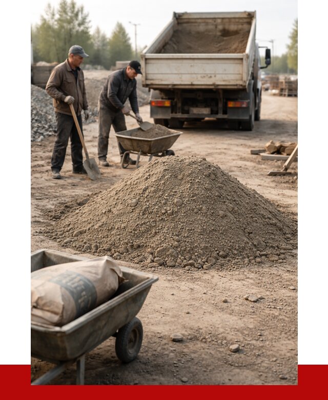 Цементно-песчаная смесь М150 в Вологде от 4828 р. | ПРОНЕРУДВгд