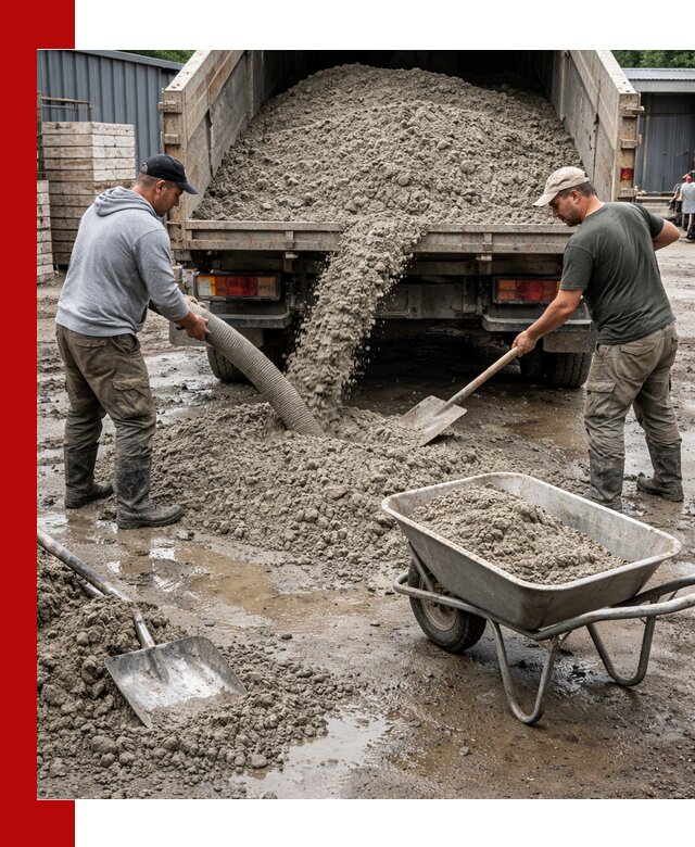 Цементно-песчаная смесь М150 доставка в Вологде