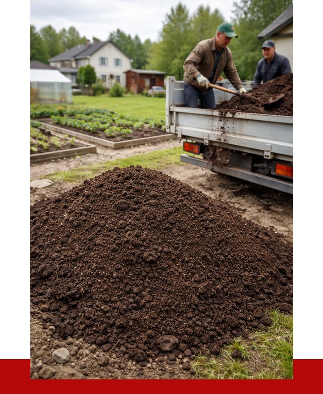 Плодородный грунт в Вологде с доставкой от 4314 р. | ПРОНЕРУДВгд