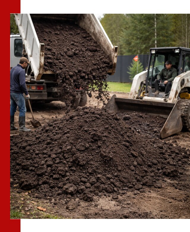 Плодородный грунт с доставкой в Вологде для садов и огородов