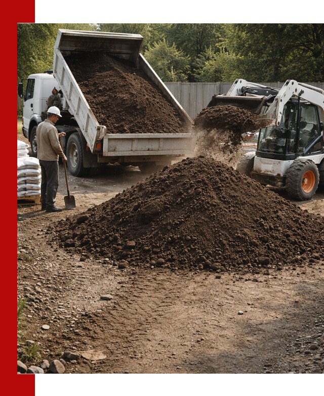 Доставка растительного грунта в Вологде от производителя оптом и в розницу