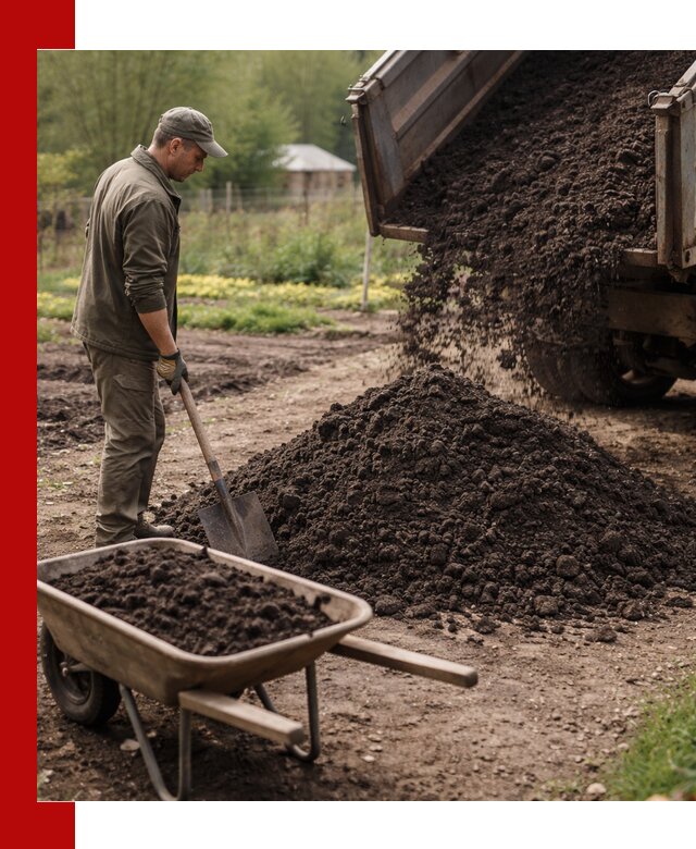Доставка качественной земли для огорода в Вологде