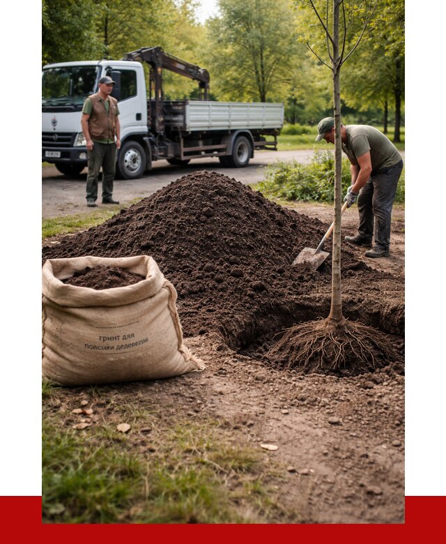 Грунт для посадки деревьев в Вологде от 1233 р. | ПРОНЕРУДВгд