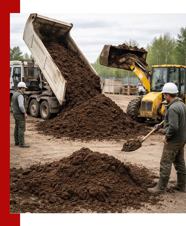 Доставка торфа оптом и в мешках в Вологде