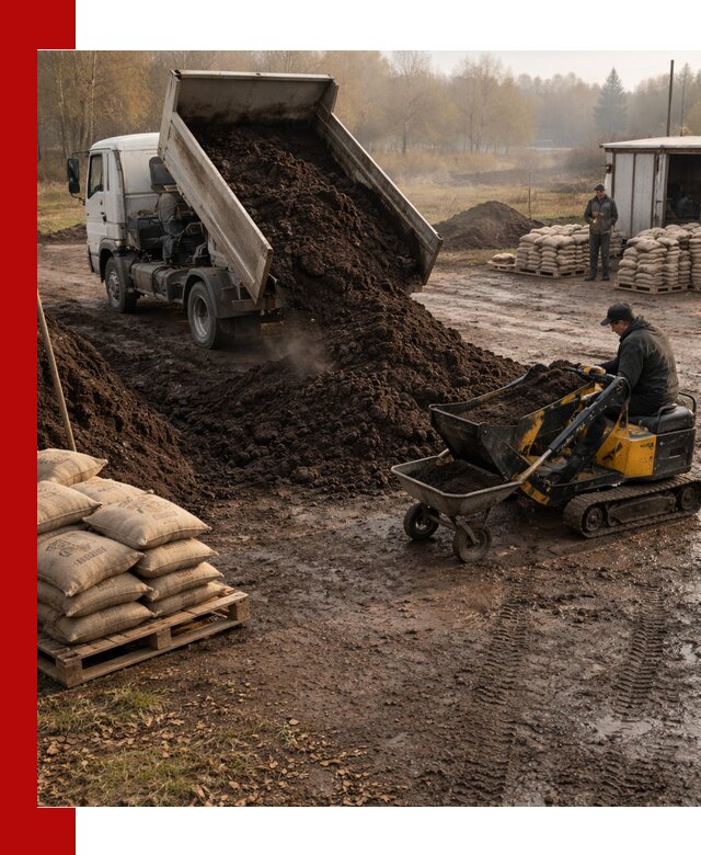 Кислый торф в доставке по выгодным ценам в Вологде