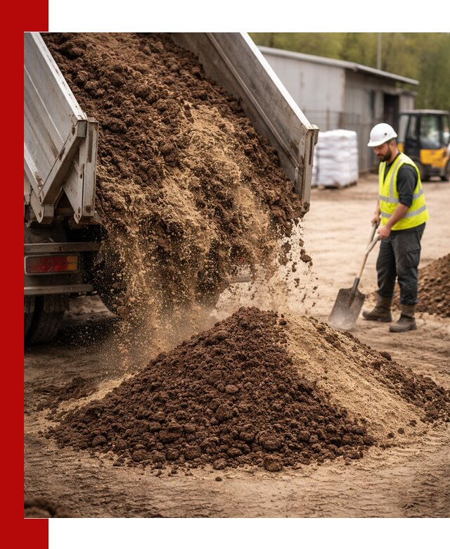 Доставка торфо-песчаной смеси в Вологде для строительства и озеленения