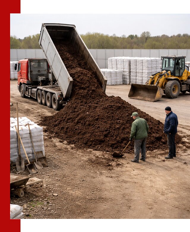 Доставка торфяных смесей оптом и в розницу в Вологде
