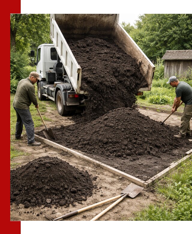 Купить чистый чернозем для огорода с доставкой в Вологде