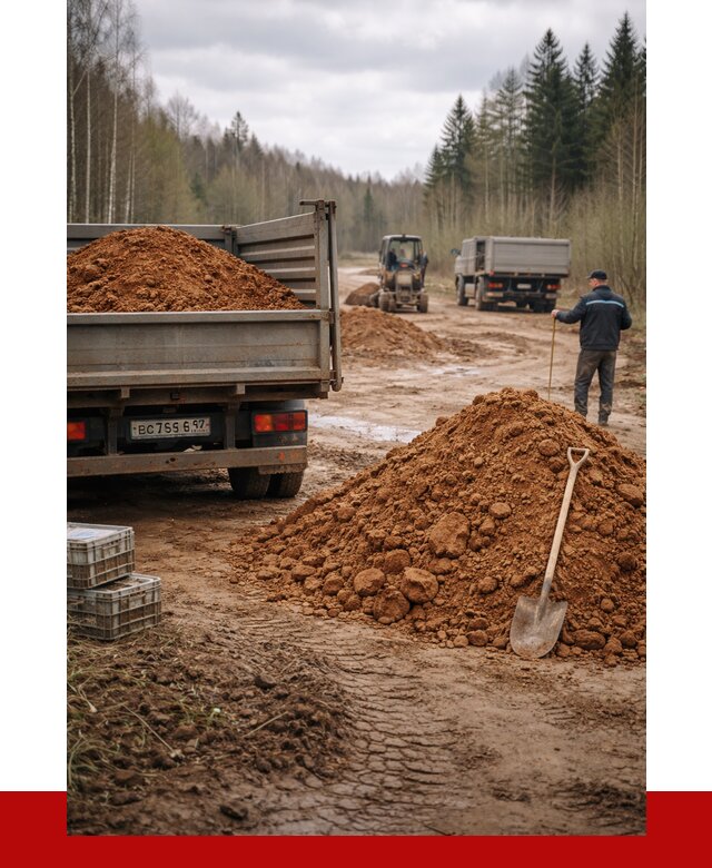 Глина и суглинки в Вологде от 4622 р. за куб | ПРОНЕРУДВгд