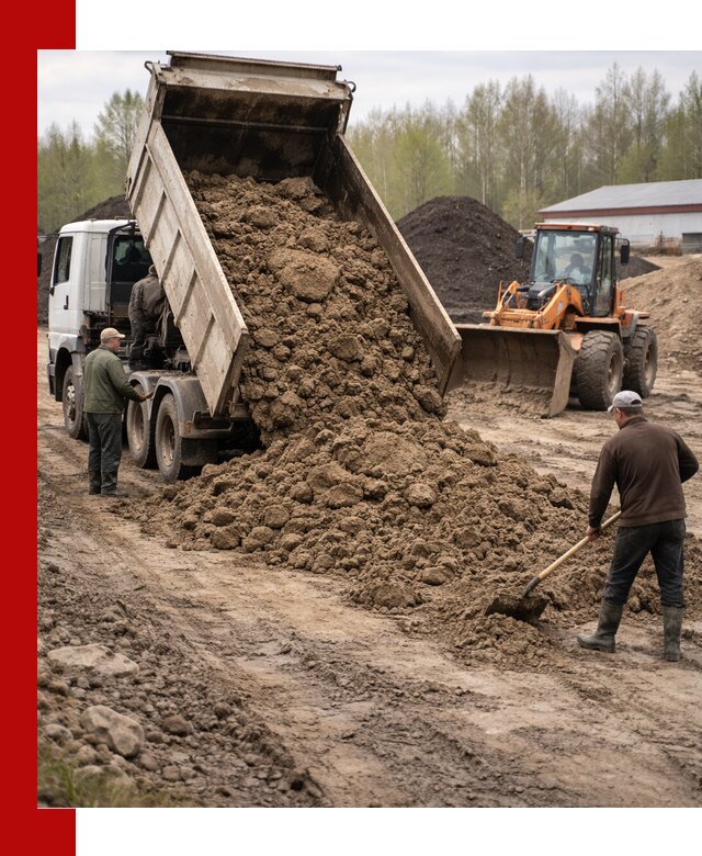 Доставка глин и суглинков в Вологде оптом и вкрай