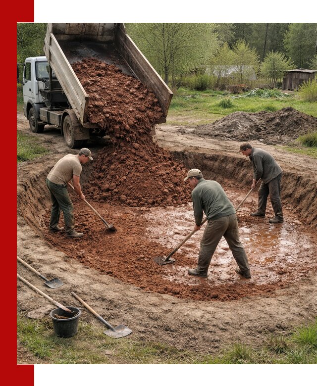Купить качественную глину для пруда в Вологде