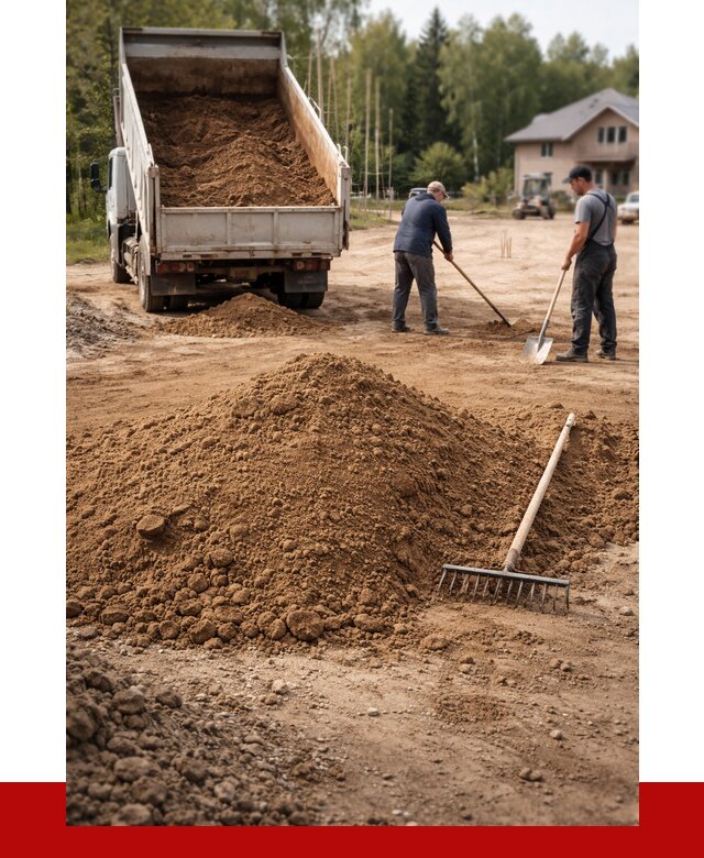Суглинок для планировки в Вологде с доставкой от 4314 р. | ПРОНЕРУДВгд