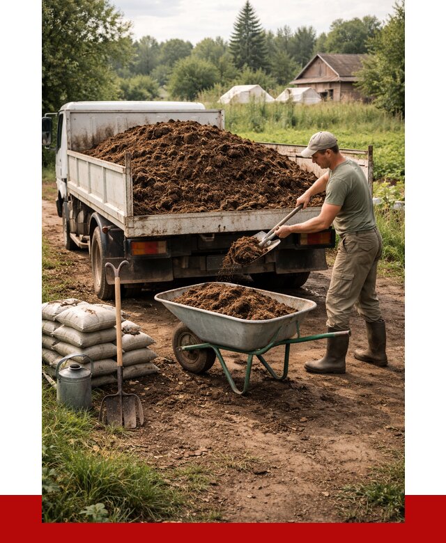 Купить коровий навоз с доставкой в Вологде от 1849 р. | ПРОНЕРУДВгд