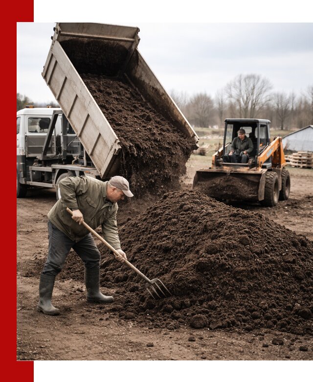 Доставка и продажа перегноя в Вологде быстро и дешево