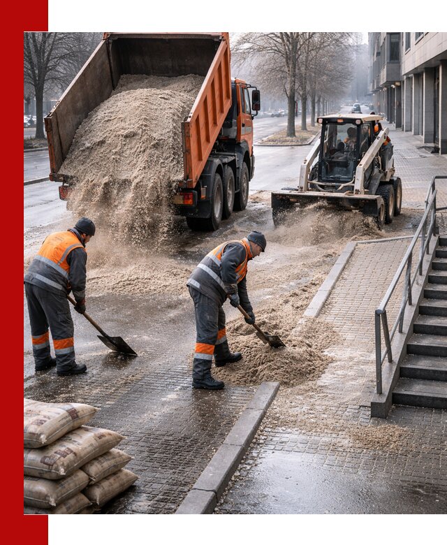 Поставка противогололедных материалов в Вологде