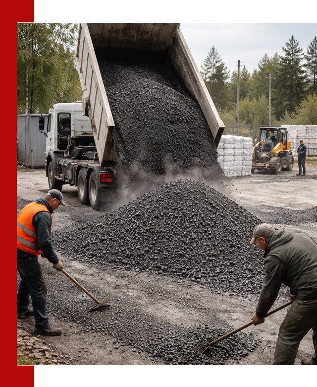 Доставка и продажа асфальтного гранулята в Вологде