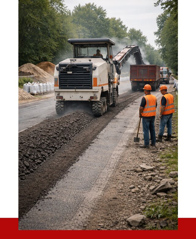 Фрезерованный асфальт в Вологде от 2260 р./куб. | ПРОНЕРУДВгд